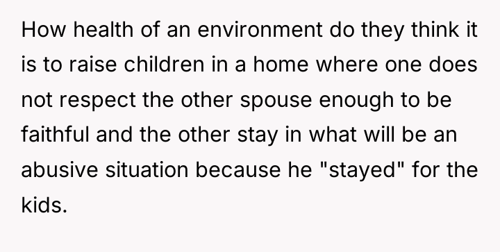 How health of an environment do they think it is...