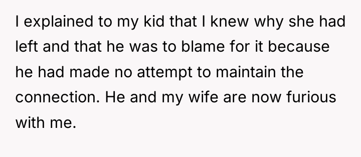 I explained to my kid that I knew why she...