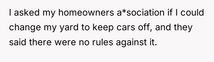 I asked my homeowners a*sociation if I could change my...