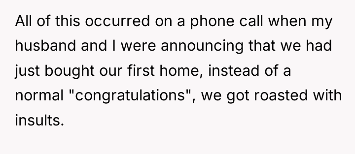All of this occurred on a phone call when my...