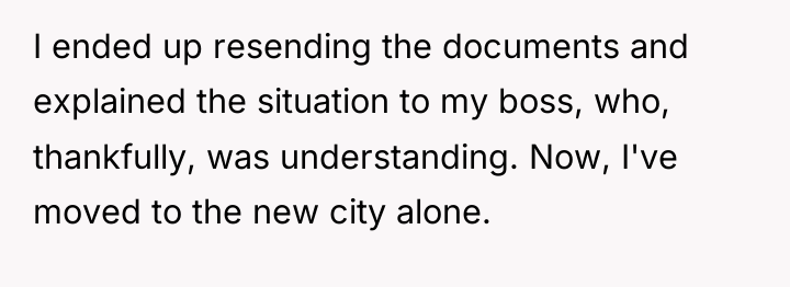 I ended up resending the documents and explained the situation...