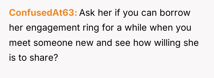 ConfusedAt63 Ask her if you can borrow her engagement ring...