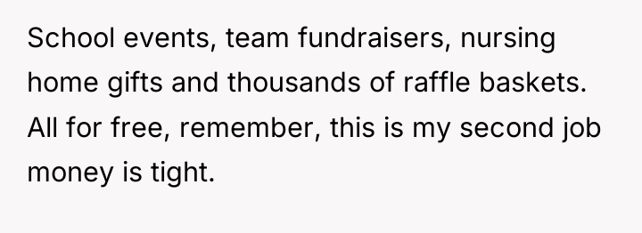 School events, team fundraisers, nursing home gifts and thousands of...