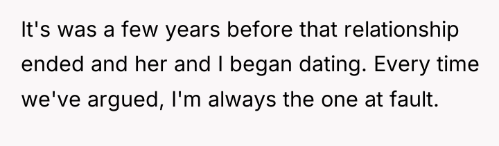 It's was a few years before that relationship ended and...