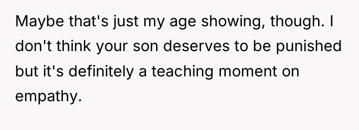Maybe that's just my age showing, though. I don't think...