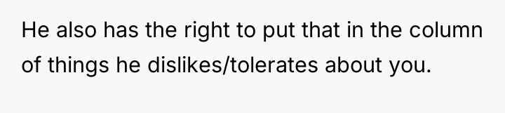 He also has the right to put that in the...