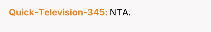 Quick-Television-345 NTA.