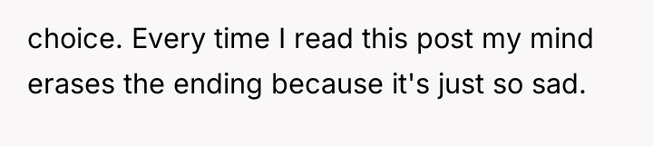 choice. Every time I read this post my mind erases...