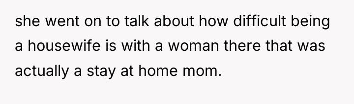 she went on to talk about how difficult being a...
