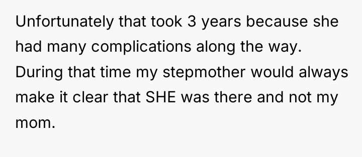 Unfortunately that took 3 years because she had many complications...
