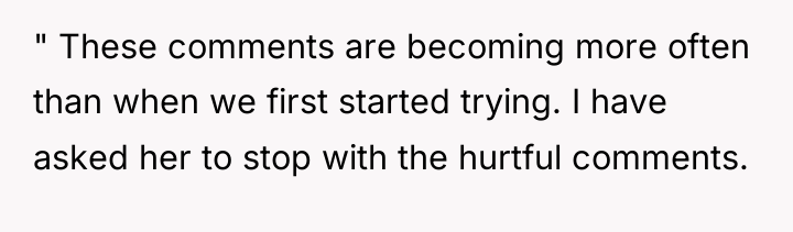 " These comments are becoming more often than when we...