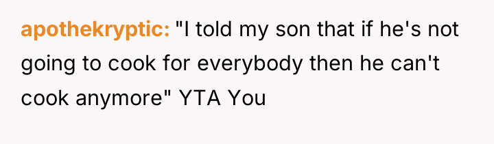 apothekryptic "I told my son that if he's not going...