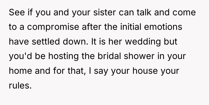 See if you and your sister can talk and come...