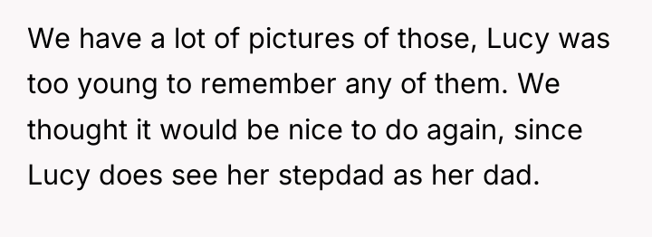 We have a lot of pictures of those, Lucy was...