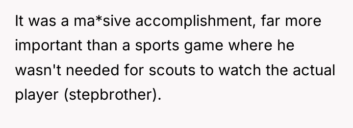 It was a ma*sive accomplishment, far more important than a...