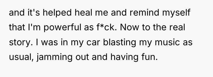 and it's helped heal me and remind myself that I'm...