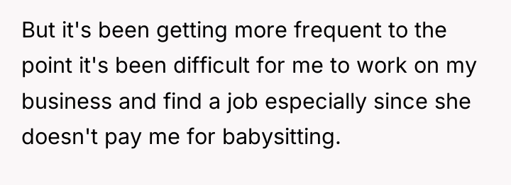 But it's been getting more frequent to the point it's...