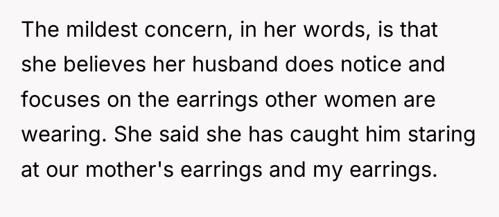 The mildest concern, in her words, is that she believes...
