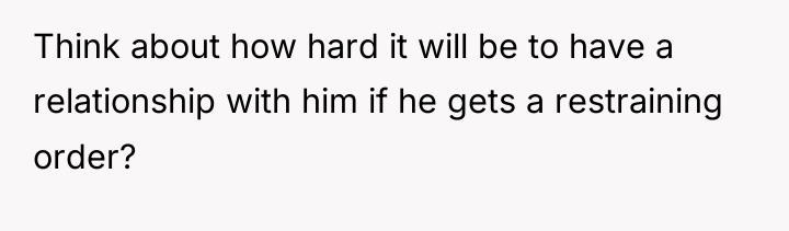 Think about how hard it will be to have a...