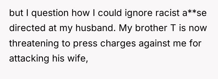 but I question how I could ignore racist a**se directed...
