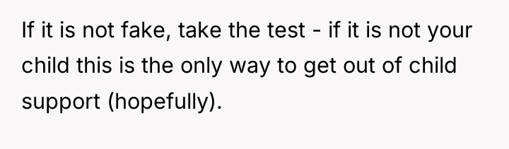 If it is not fake, take the test - if...
