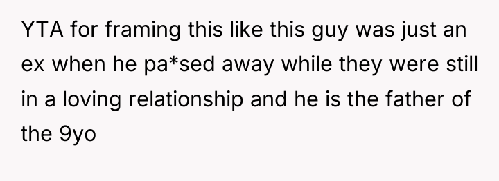 YTA for framing this like this guy was just an...