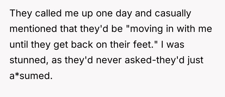 They called me up one day and casually mentioned that...