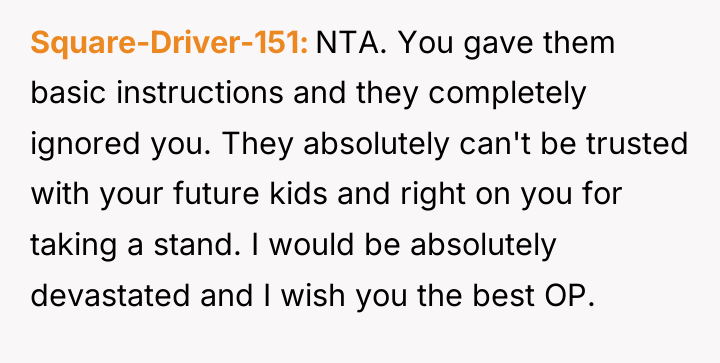 Square-Driver-151 NTA. You gave them basic instructions and they completely...