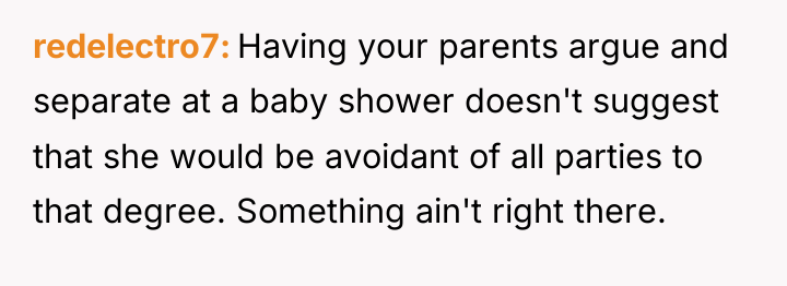 redelectro7 Having your parents argue and separate at a baby...