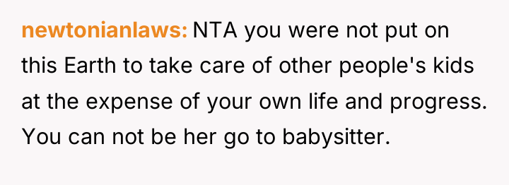 newtonianlaws NTA you were not put on this Earth to...