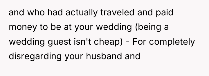 and who had actually traveled and paid money to be...