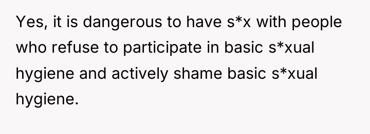 Yes, it is dangerous to have s*x with people who...