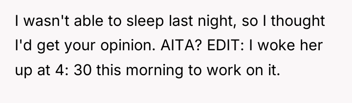 I wasn't able to sleep last night, so I thought...