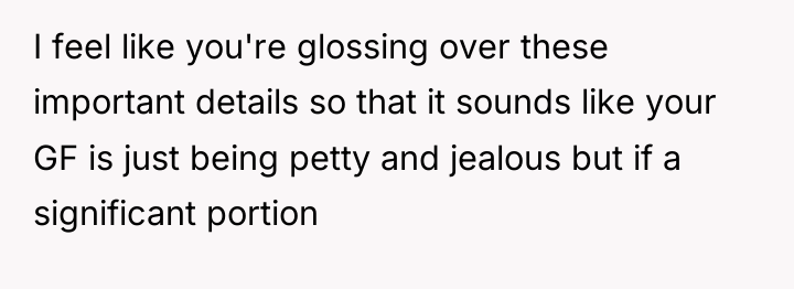 I feel like you're glossing over these important details so...
