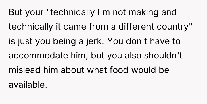 But your "technically I'm not making and technically it came...