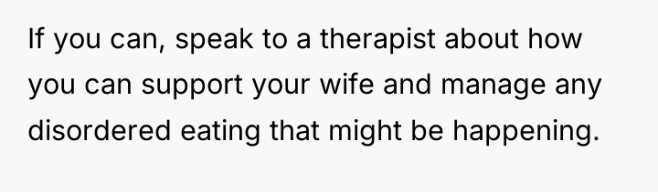 If you can, speak to a therapist about how you...