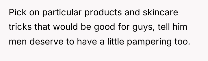Pick on particular products and skincare tricks that would be...
