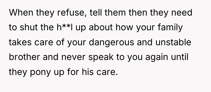 When they refuse, tell them then they need to shut...