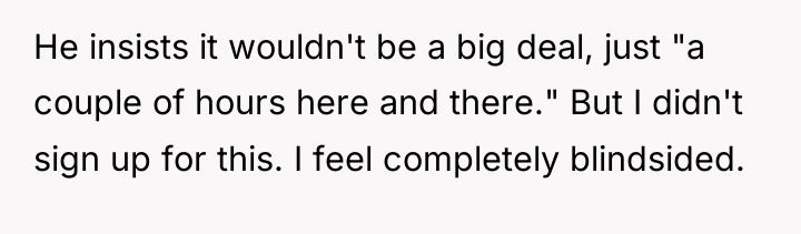 He insists it wouldn't be a big deal, just "a...