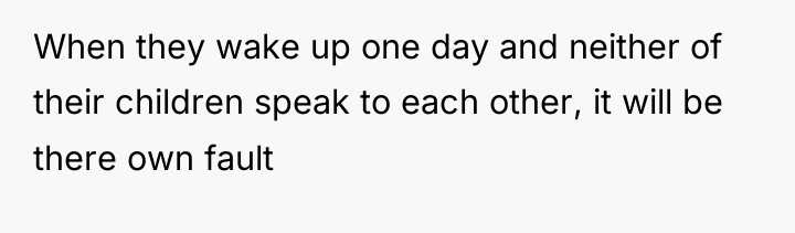When they wake up one day and neither of their...