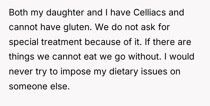 Both my daughter and I have Celliacs and cannot have...