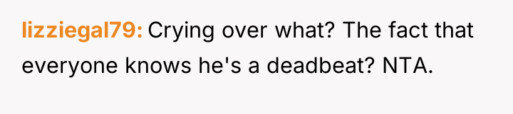 lizziegal79 Crying over what? The fact that everyone knows he's...
