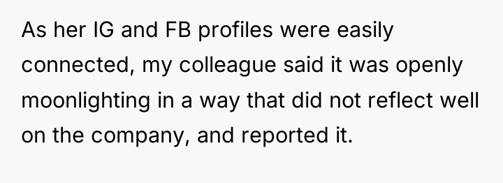 As her IG and FB profiles were easily connected, my...