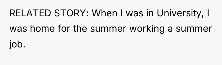 RELATED STORY: When I was in University, I was home...