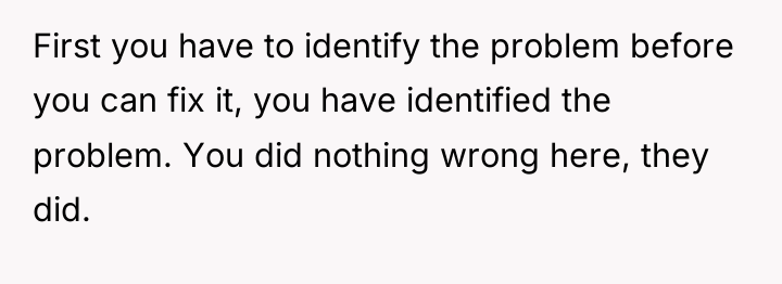 First you have to identify the problem before you can...