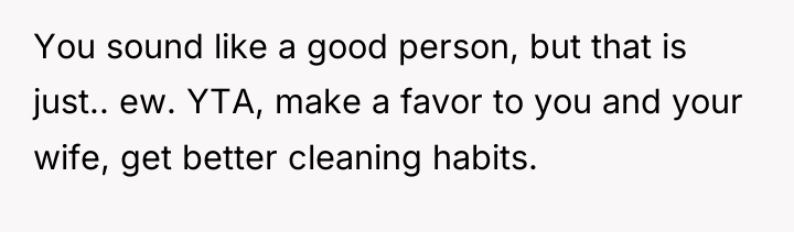 You sound like a good person, but that is just.....