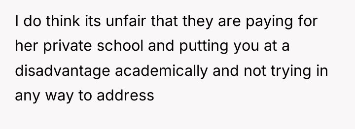 I do think its unfair that they are paying for...