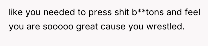 like you needed to press shit b**tons and feel you...