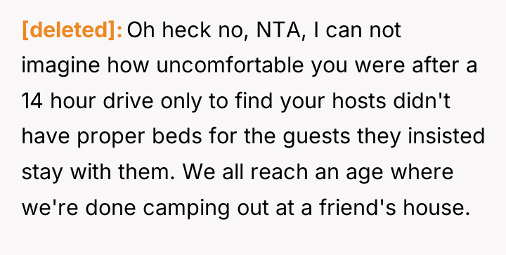[deleted] Oh heck no, NTA, I can not imagine how...
