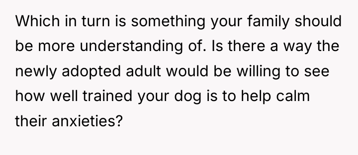 Which in turn is something your family should be more...
